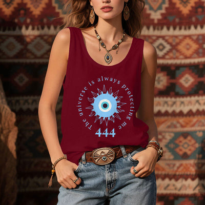 Olivenorma "444" Evil Eye Ward off Evil Protection Tank Spiritual Tee Shirt - image 11