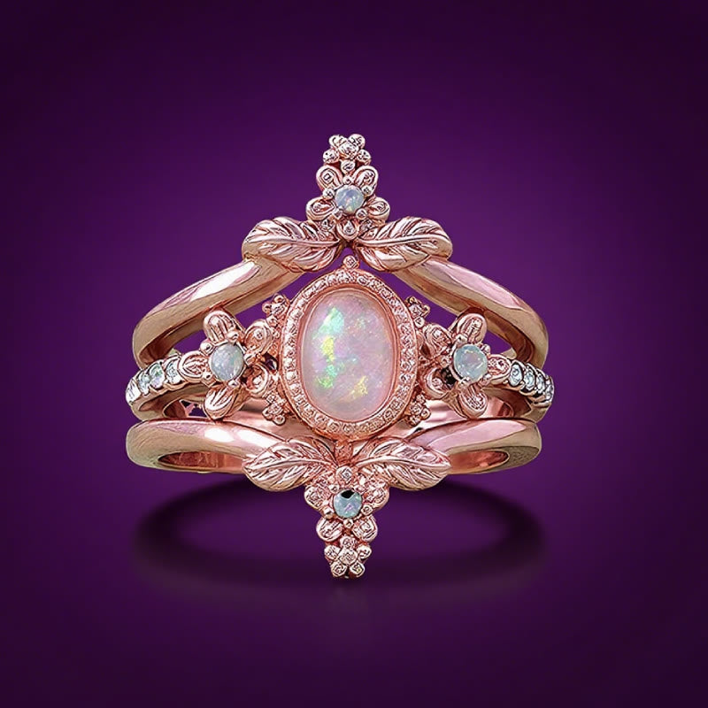 Olivenorma Freya's Bloom Ring Set - US 11 - image 1
