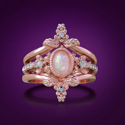 Olivenorma Freya's Bloom Ring Set - US 11 - image 1