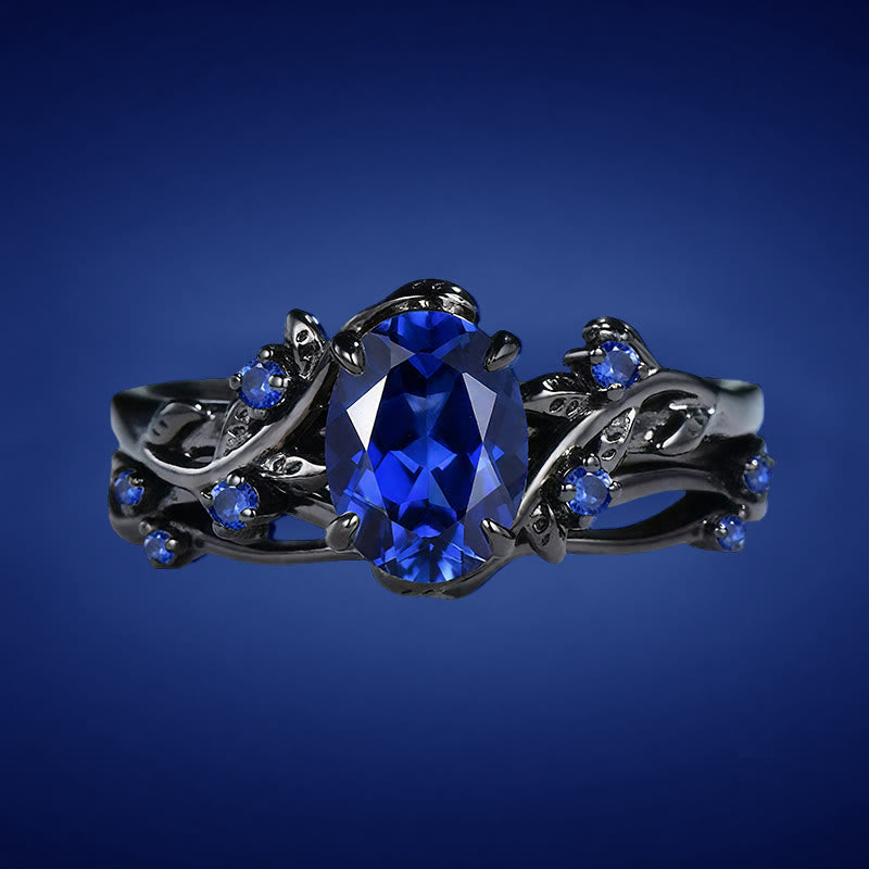 Olivenorma ​Hesperides' Night Ring​​ - US 10 - Sapphire - image 8