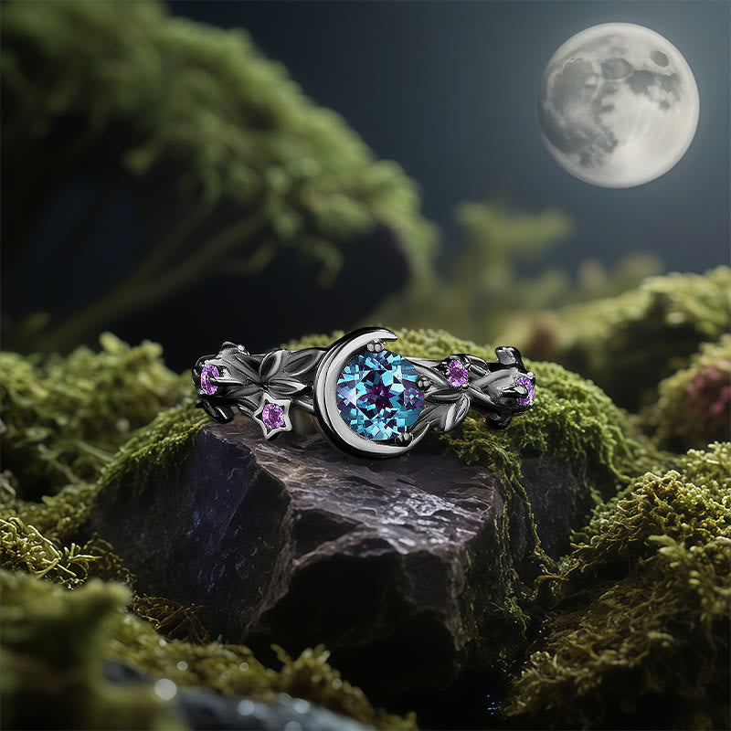 Olivenorma Luna's Rhapsody Ring - Black - US 10 - image 6