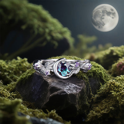 Olivenorma Luna's Rhapsody Ring - Silver - US 10 - image 9
