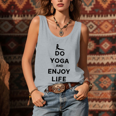 Olivenorma "DO YOGA AND ENJOY LIFE" Spiritual Tee Soft Sleeveless Women Tank - image 10