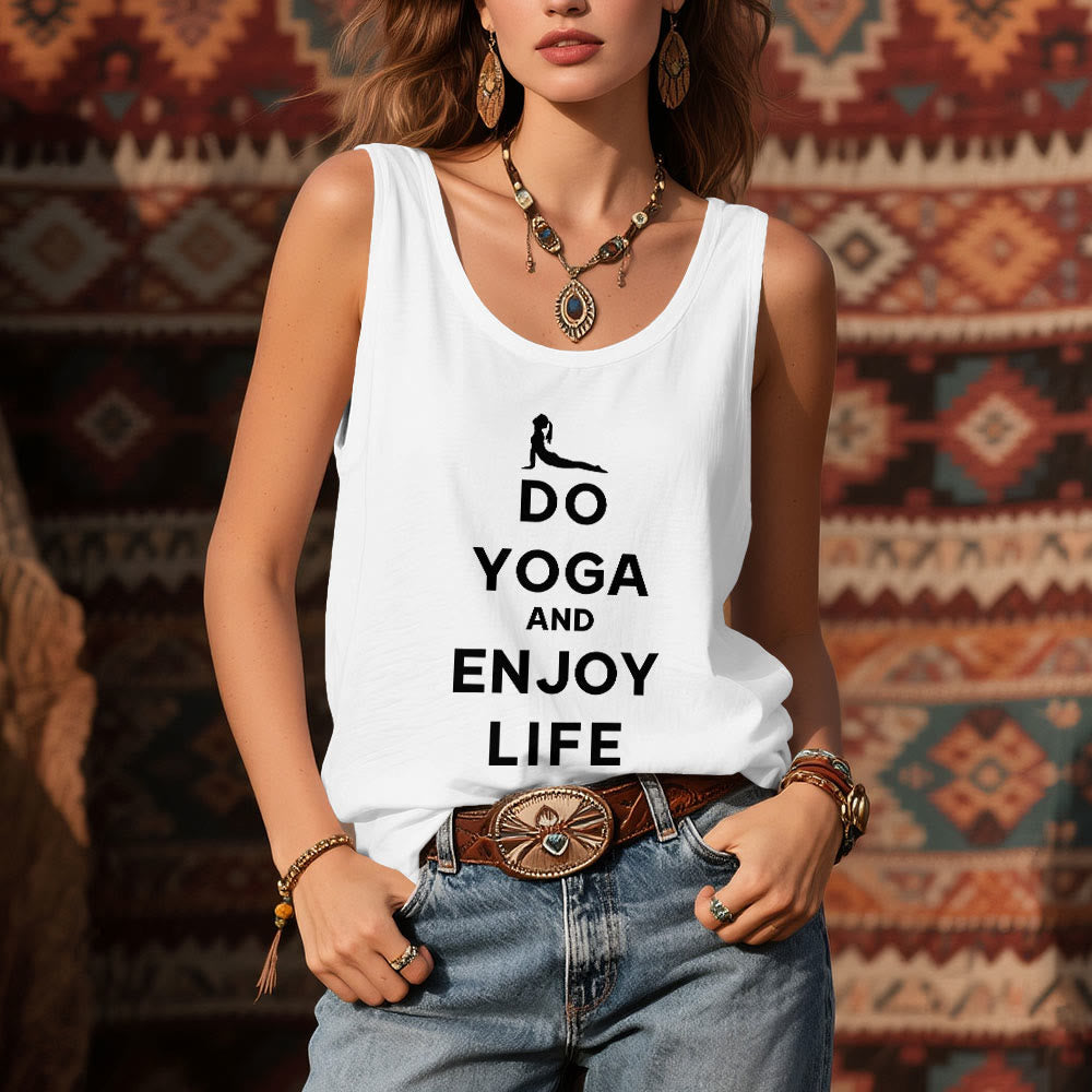 Olivenorma "DO YOGA AND ENJOY LIFE" Spiritual Tee Soft Sleeveless Women Tank - image 8