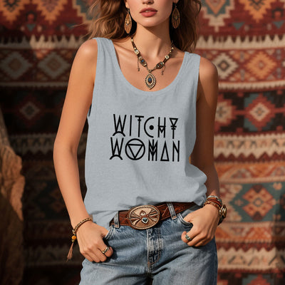 Olivenorma "WITCHY WOMAN" Spiritual Tee Women Tank Top - image 8