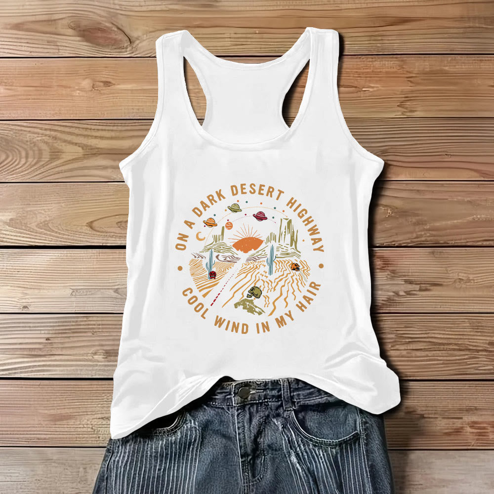 Olivenorma Summer Casual T-Shirt for Women Crewneck Sleeveless Tank Top - White - 3XL - image 7