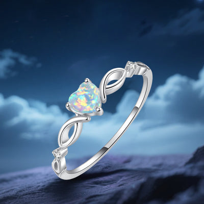 Olivenorma Heart of Nyx - Eternal Opal Crown Ring - image 7
