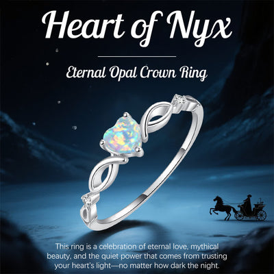 Olivenorma Heart of Nyx - Eternal Opal Crown Ring - image 6