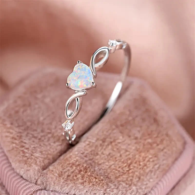 Olivenorma Heart of Nyx - Eternal Opal Crown Ring - image 8