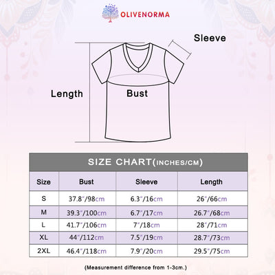 Olivenorma Flower Of Life Ward Off Evil Dreamcatcher Printed Geometry V-Neck T-Shirt - image 8