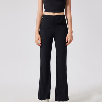 Olivenorma Wide Leg Yoga Pants Casual Knot Work Dress Pants - image 13