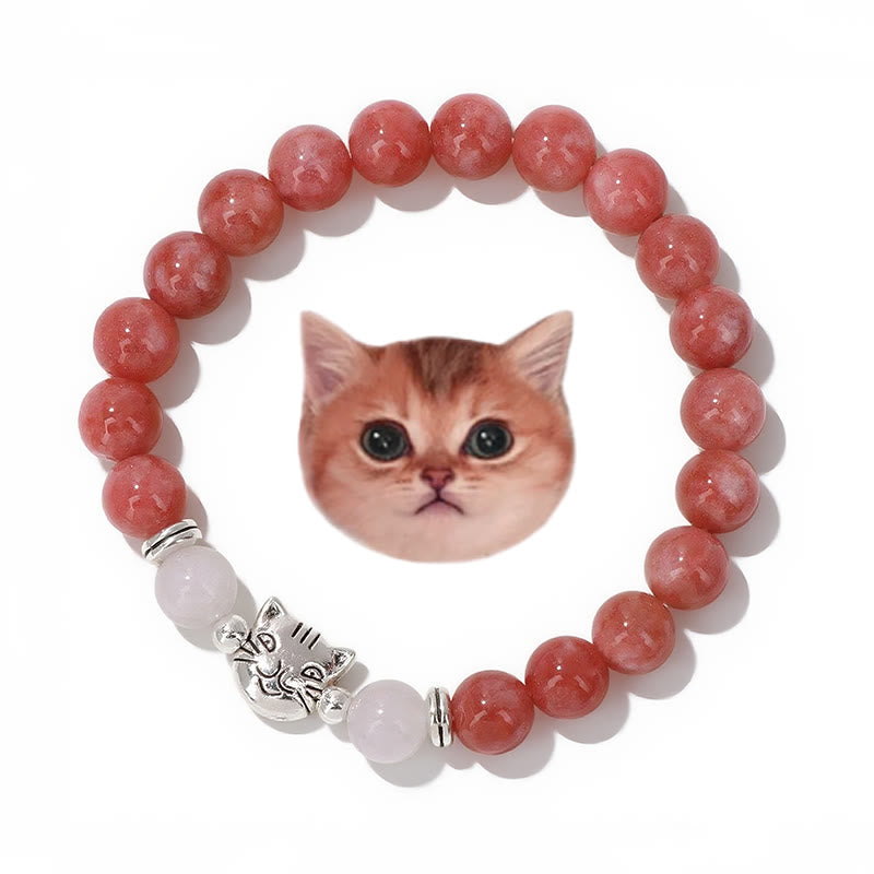 Olivenorma Cat Magic​​ Gemstone Beaded Bracelet - Carnelian - image 7