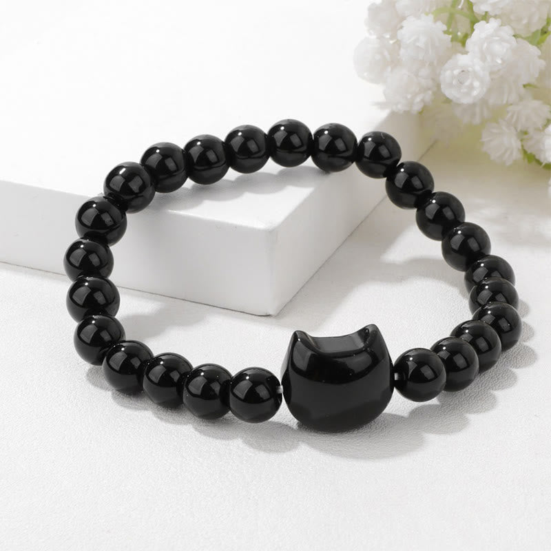 Olivenorma Mystic Meow Charm Crystal Bracelet - image 6