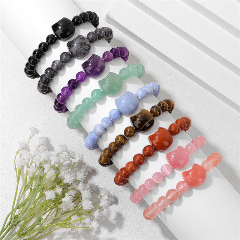 Olivenorma Mystic Meow Charm Crystal Bracelet - image 18