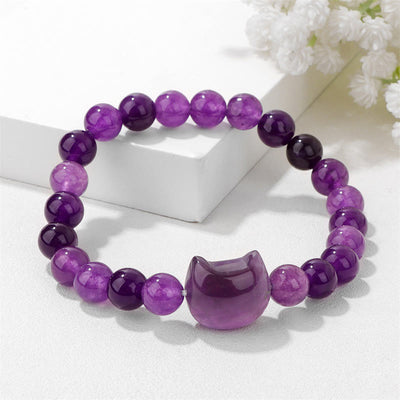 Olivenorma Mystic Meow Charm Crystal Bracelet - image 8