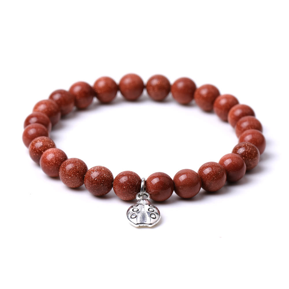 Olivenorma Lucky 7 Ladybug Charm Gemstone Bracelet - image 28