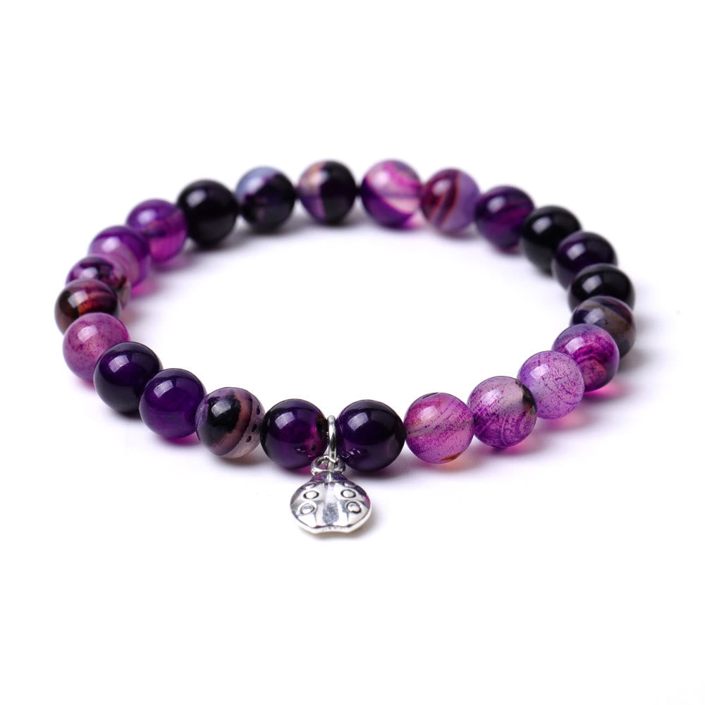 Olivenorma Lucky 7 Ladybug Charm Gemstone Bracelet - image 12