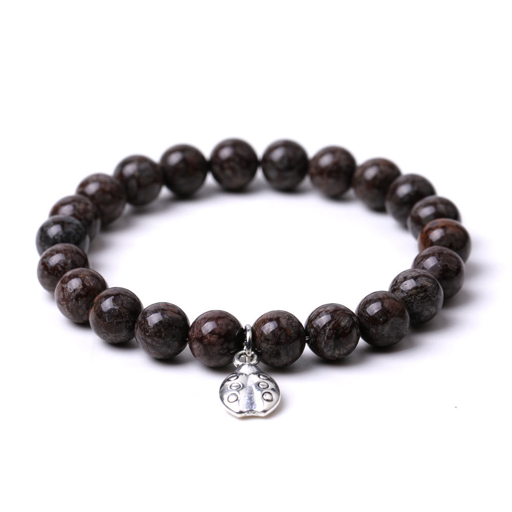 Olivenorma Lucky 7 Ladybug Charm Gemstone Bracelet - image 32