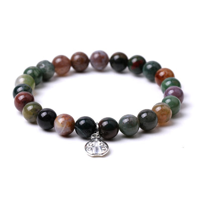 Olivenorma Lucky 7 Ladybug Charm Gemstone Bracelet - image 6