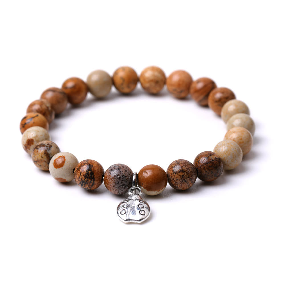 Olivenorma Lucky 7 Ladybug Charm Gemstone Bracelet - image 20
