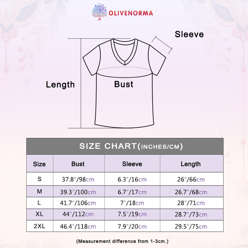 Olivenorma Yoga Tree Pose V-Neck T-Shirt - image 27