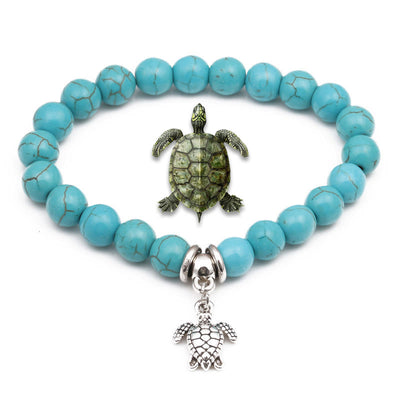 Olivenorma Animals Spirit Guardian Charm Turquoise Bracelets - Turtle B - image 3