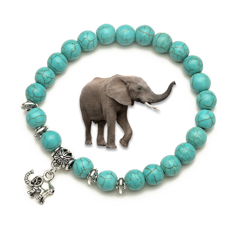 Olivenorma Animals Spirit Guardian Charm Turquoise Bracelets - Elephant A - image 6