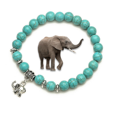 Olivenorma Animals Spirit Guardian Charm Turquoise Bracelets - Elephant A - image 6