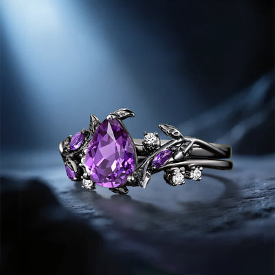 Olivenorma The Enchantress of Twilight Amethyst Ring - image 4