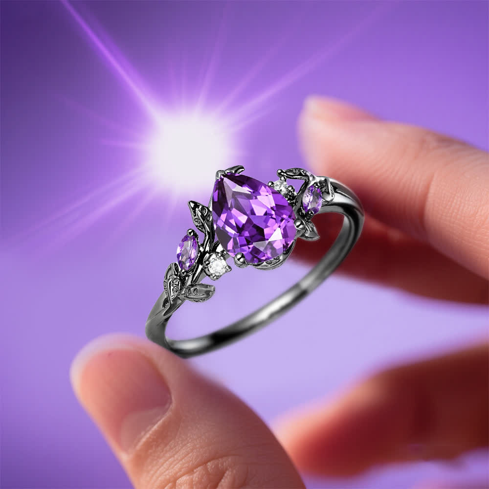 Olivenorma The Enchantress of Twilight Amethyst Ring - image 8