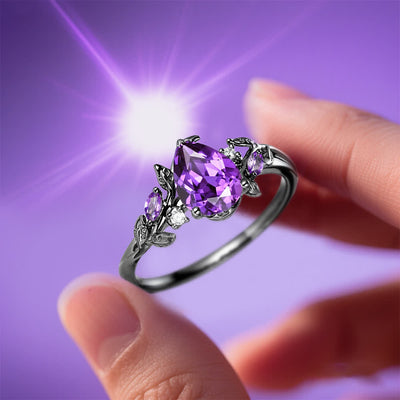 Olivenorma The Enchantress of Twilight Amethyst Ring - image 8