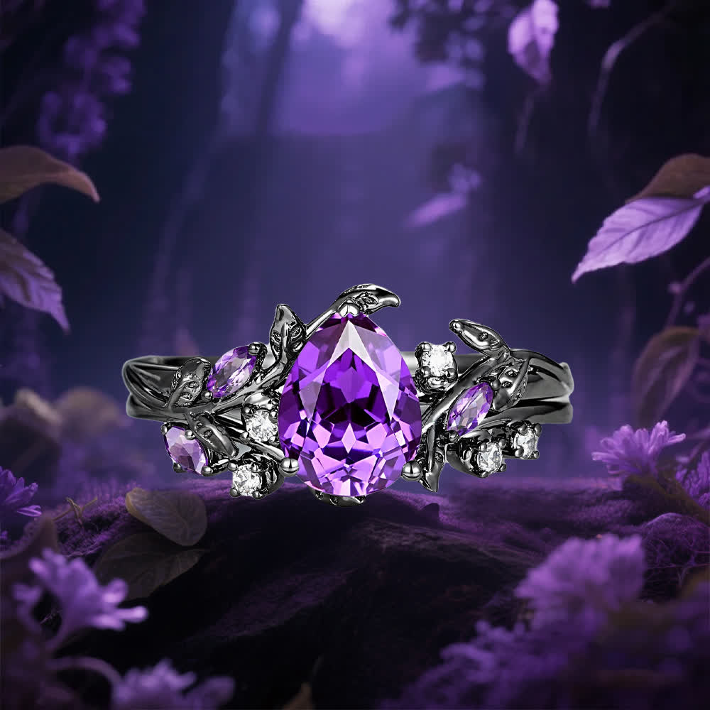 Olivenorma The Enchantress of Twilight Amethyst Ring - image 11