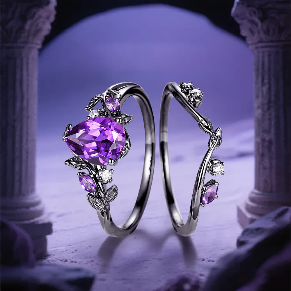 Olivenorma The Enchantress of Twilight Amethyst Ring - image 3