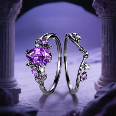Olivenorma The Enchantress of Twilight Amethyst Ring - image 3