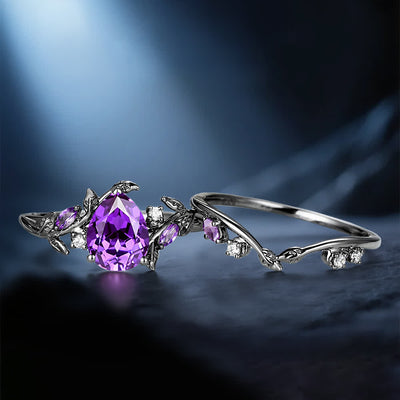 Olivenorma The Enchantress of Twilight Amethyst Ring - image 5
