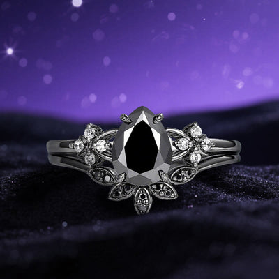 Olivenorma Nidhogg's Bloom Obsidian Healing Ring - US 10 - image 0