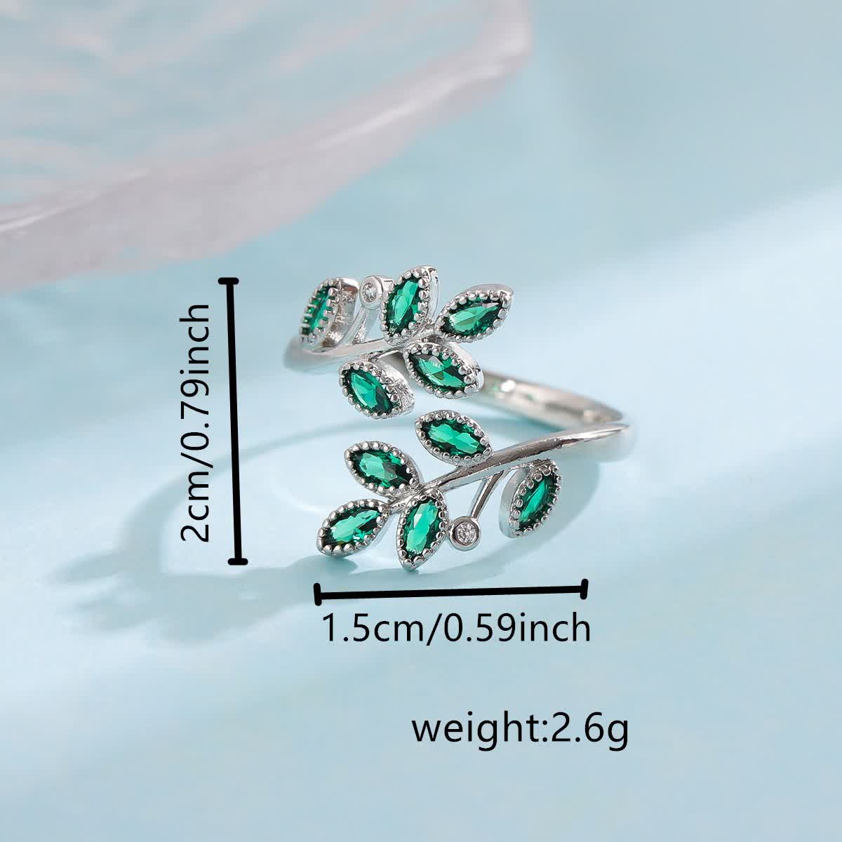 Olivenorma Forest Majesty Leaf Ring - image 11
