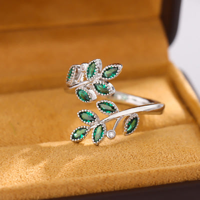Olivenorma Forest Majesty Leaf Ring - image 10
