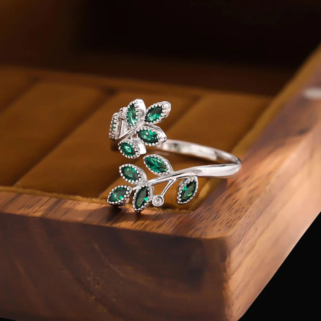Olivenorma Forest Majesty Leaf Ring - image 5