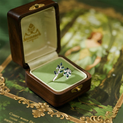 Olivenorma Forest Majesty Leaf Ring - image 3