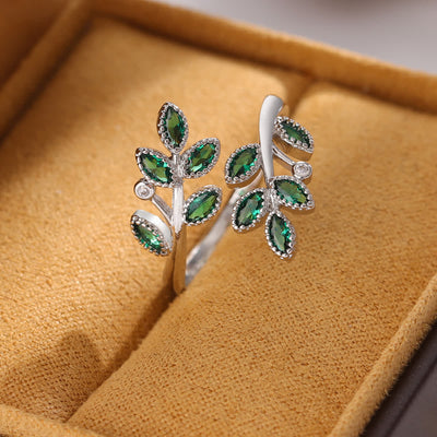 Olivenorma Forest Majesty Leaf Ring - image 6