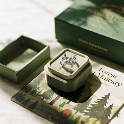 Olivenorma Forest Majesty Leaf Ring - image 9