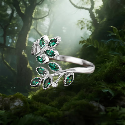 Olivenorma Forest Majesty Leaf Ring - image 4