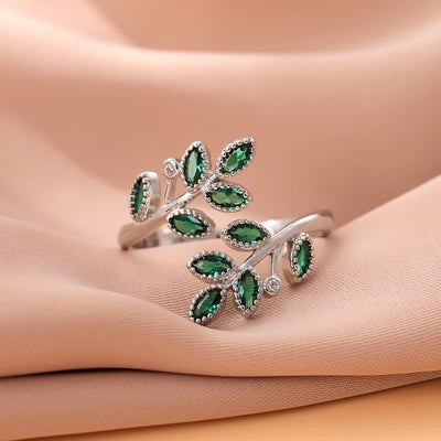 Olivenorma Forest Majesty Leaf Ring - image 7