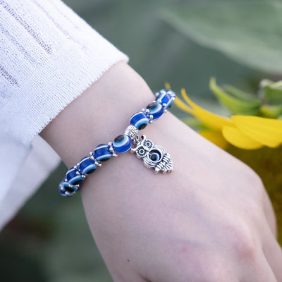 Olivenorma Double Guardians Evil Eye Animals Totem Beaded Bracelet - image 5
