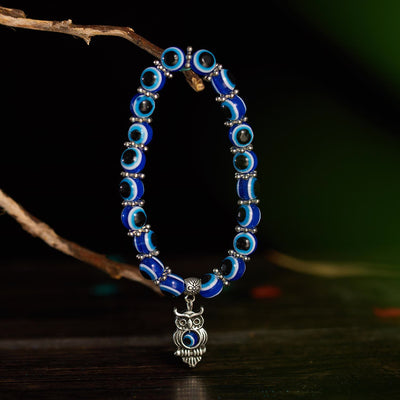 Olivenorma Double Guardians Evil Eye Animals Totem Beaded Bracelet - image 7