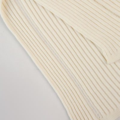 Olivenorma Long Sleeve Blouses Shirt Ribbed Knit Slits Top Women Sweatshirt - image 12