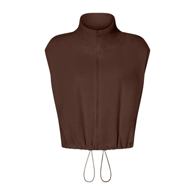 Olivenorma Full Zip Sleeveless Workout Yoga Active Jacket Vest Athletic Hoodies - image 12