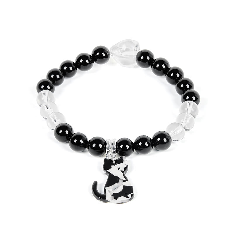 Olivenorma Guardian Tuxedo Cat Gemstone Bracelet - image 5