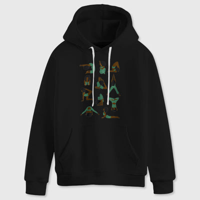 Olivenorma Yoga Poses Oversized Sweatshirts Outfits Fleece Sweaters Tops Hoodies - image 5